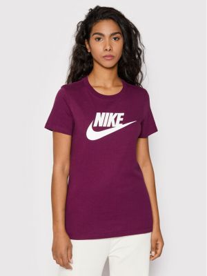 Μπλούζα Nike μωβ