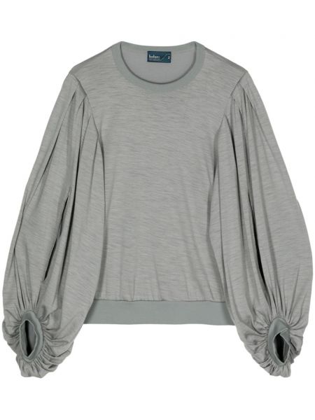 Woll sweatshirt Kolor grau