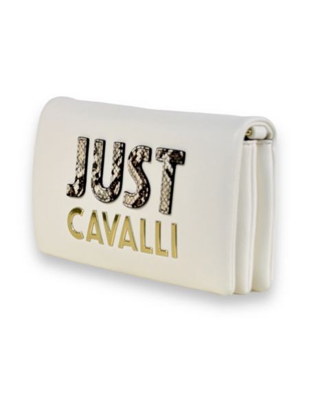 Bolso clutch elegante Just Cavalli blanco