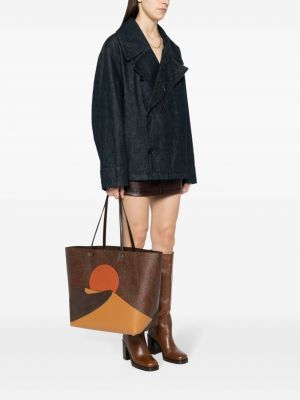 Jacquard shopper handtasche mit paisleymuster Etro