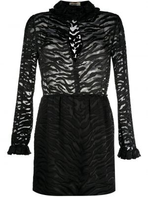Vestido de cóctel Saint Laurent negro