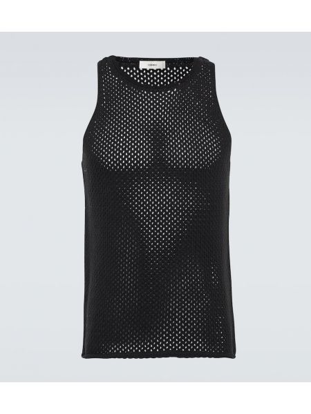 Tank top aus baumwoll Commas schwarz