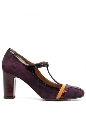 Pantofi cu toc cu cataramă Chie Mihara violet