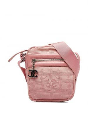 Пътна чанта Chanel Pre-owned розово