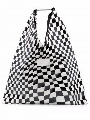 Trykt shoppingbag Mm6 Maison Margiela svart