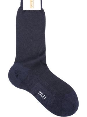 Шелковые шерстяные носки Zilli