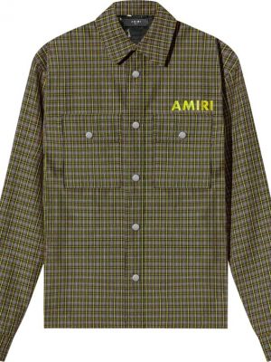 Рубашка Amiri зеленая