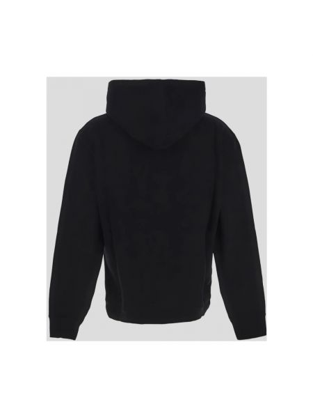 Sudadera con capucha de algodón Saint Laurent negro