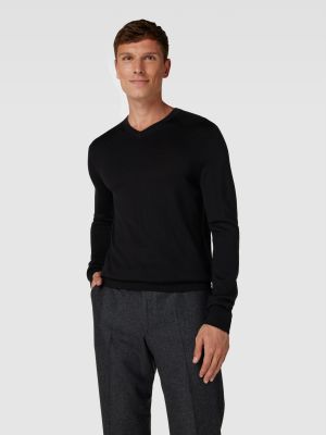 Dzianinowy sweter Christian Berg Men czarny