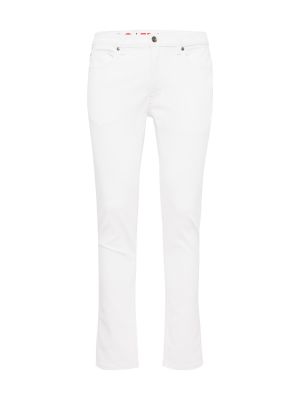 Jeans skinny slim Hugo Boss blanc