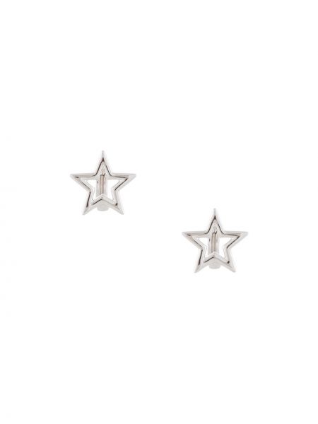 Boucles d'oreilles à motif étoile Eshvi argenté