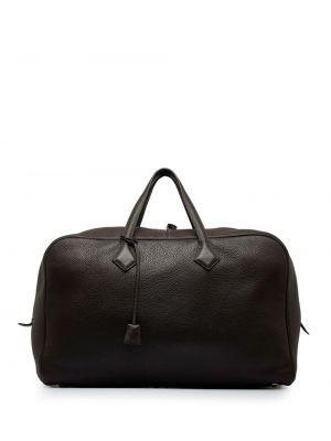 Cestovná taška Hermès hnedá