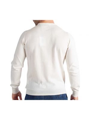 Sudadera de lana de tela jersey Paolo Fiorillo Capri blanco
