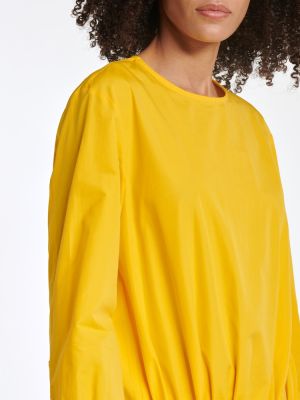 Bavlnené midi šaty Marni žltá