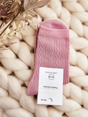 Βαμβακερός κάλτσες Kesi ροζ