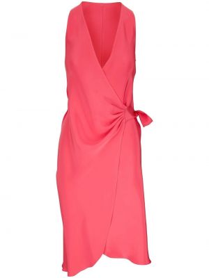 Μεταξωτή φόρεμα Peter Cohen ροζ