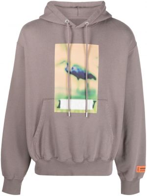 Hoodie Heron Preston grå