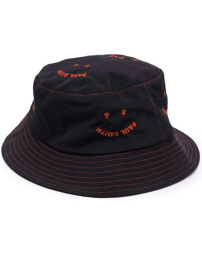 Sombrero con bordado Ps Paul Smith negro