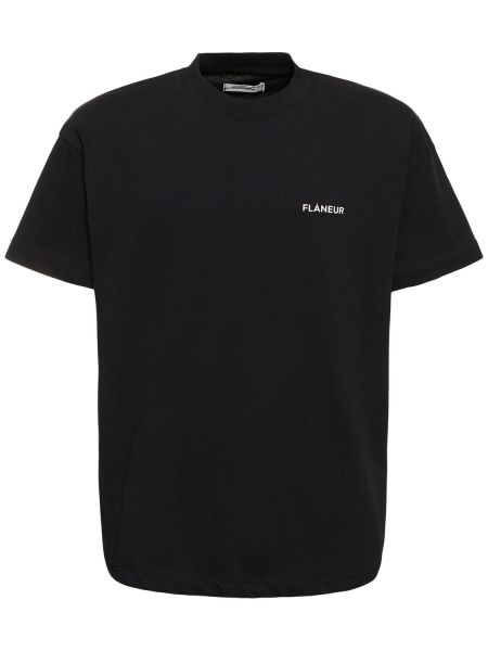 Marškinėliai Flâneur juoda