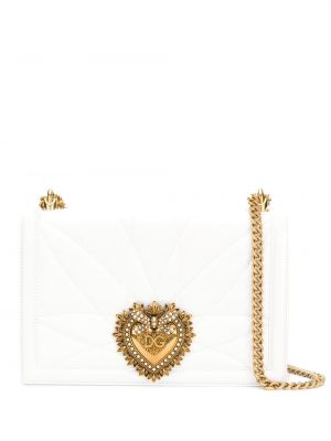 Bolsa de hombro Dolce & Gabbana blanco