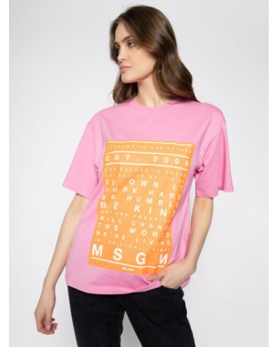 Růžové tričko Msgm