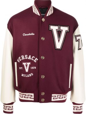 Retro bomberjakke Versace rød