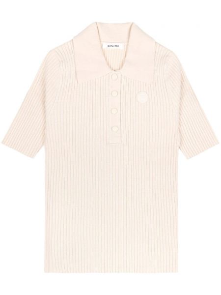 Poloshirt Sporty & Rich beige