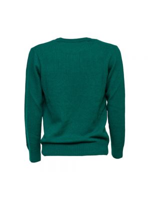 Jersey de tela jersey de cuello redondo Mc2 Saint Barth verde