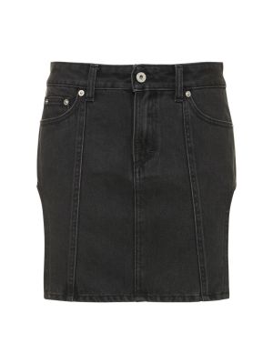 Spódnica jeansowa Heron Preston czarna