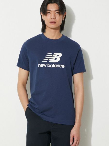 Bavlněné tričko s potiskem New Balance