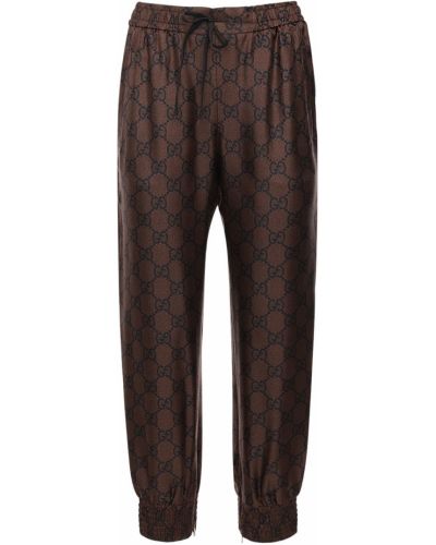 Spodnie dresowe Gucci - Brązowy