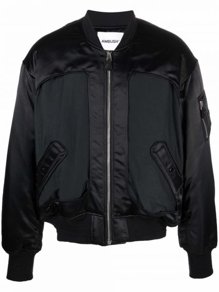 Chaqueta bomber con cremallera Ambush negro