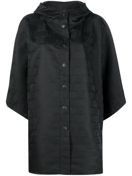 Палто с копчета Max Mara черно