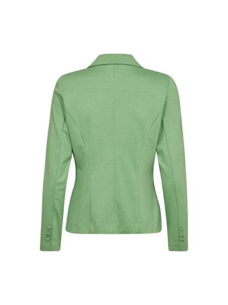 Jersey blazer mit v-ausschnitt Freequent grün