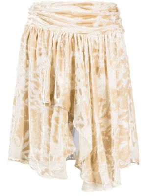 Asymetrické mini sukně Iro béžové