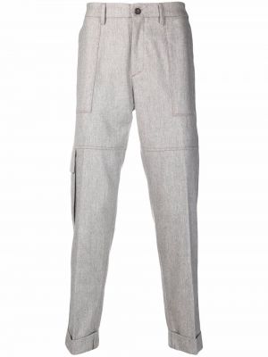 Pantalones ajustados Eleventy gris