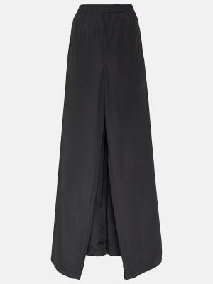 Bavlněné kalhoty relaxed fit Balenciaga černé