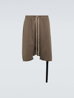 Shorts en coton Drkshdw By Rick Owens beige