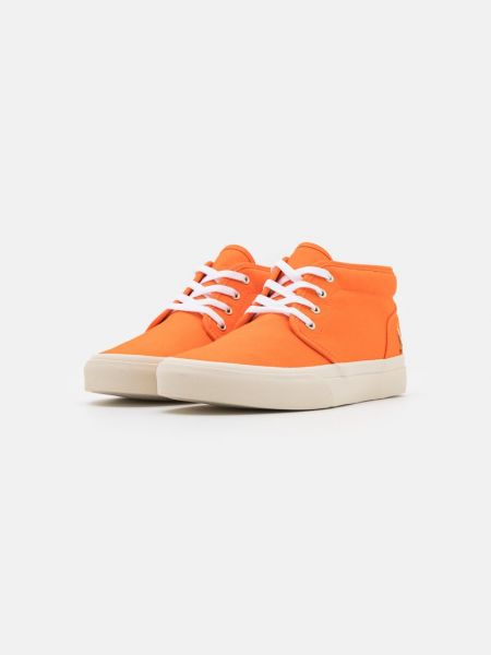 Sneakersy Polo Ralph Lauren pomarańczowe