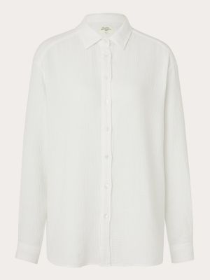 Camisa de algodón Hartford blanco