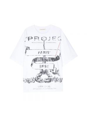 T-shirt mit plisseefalten Y/project