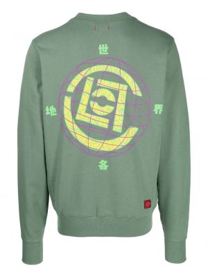 Sweatshirt mit print Clot grün