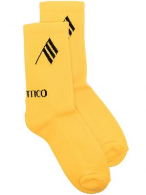 Чорапи The Attico жълто