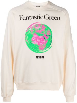 Trykt sweatshirt Msgm