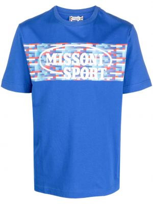 T-shirt en coton à imprimé Missoni