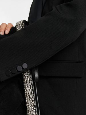Vlněný oblek Isabel Marant černý