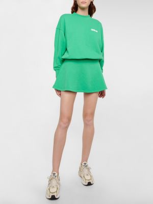 Bavlněné mini sukně Reina Olga zelené