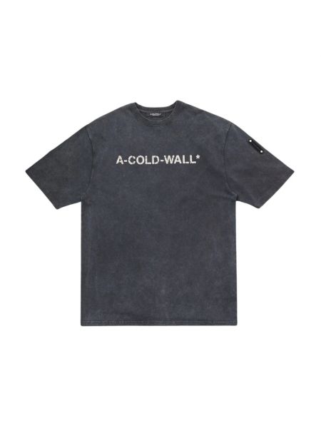 Koszulka bawełniana z nadrukiem A-cold-wall* czarna