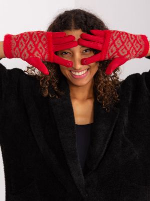 Mănuși Fashionhunters roșu