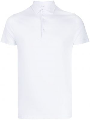 Pamučna polo majica Mp Massimo Piombo bijela